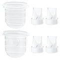 GOTOCUT M6 Replacement Parts Compatible with Momcozy M6 Breast Pump, Duckbill Valves and Diaphragms Set (4 Valves, 2 Diaphragms)