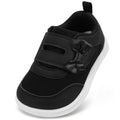 Toddler Shoes Girls Wide Toe Box Barefoot Baby Sneaker Black Bow Size 8