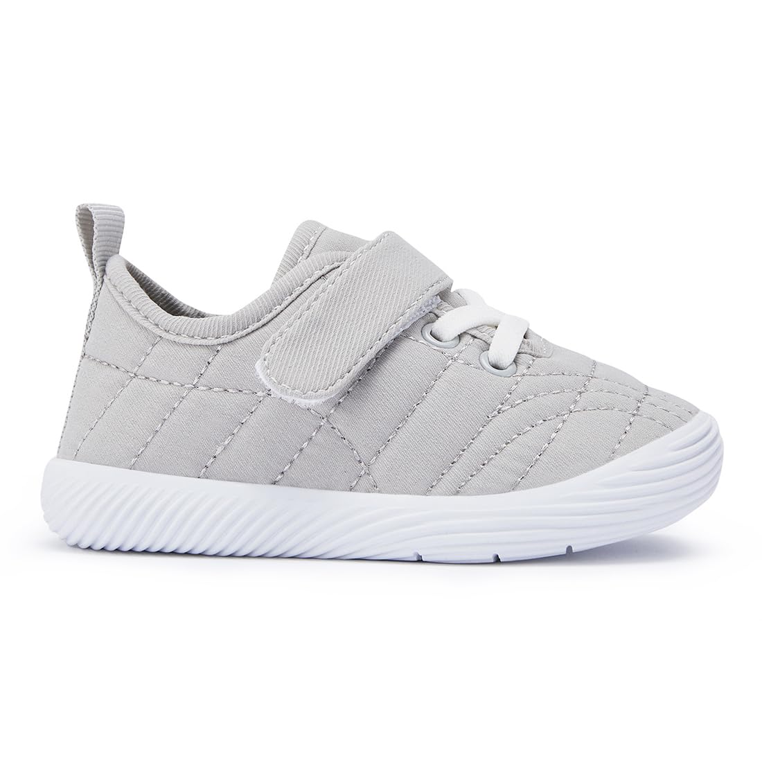 BMCiTYBM Baby Shoes Boy Girl Walking Sneakers Infant First Walkers for 6 9 12 18 24 Months Grey Size 6-12 Months Infant