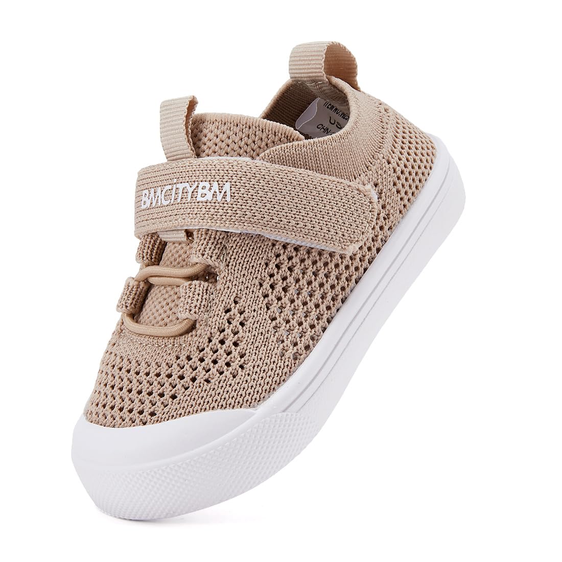 BMCiTYBM Baby Walking Shoes First Infant Sneakers Camel Size 12-18 Months