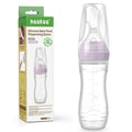 Haakaa Silicone Baby Food Dispensing Spoon Feeder 4oz,BPA Free,Peach