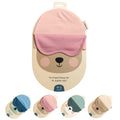 Sleepy Hat The Original Baby Sleep Mask & Soft Eye Shade – Newborn Hat, Sun Hat & Beanie for Travel, Home Pink – 6-12M