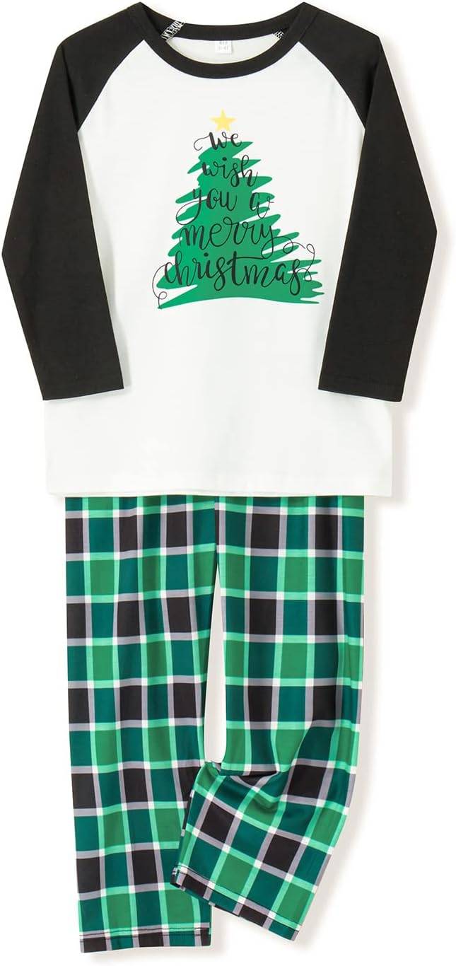 Awoscut Family Christmas Pajamas Matching Pajamas for Family, Xmas PJs Sets Holiday Sleepwear