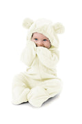 Cuddle Club Fleece Baby Bunting Bodysuit – Infant One Piece Kids Hooded Romper Outerwear Toddler Jacket
