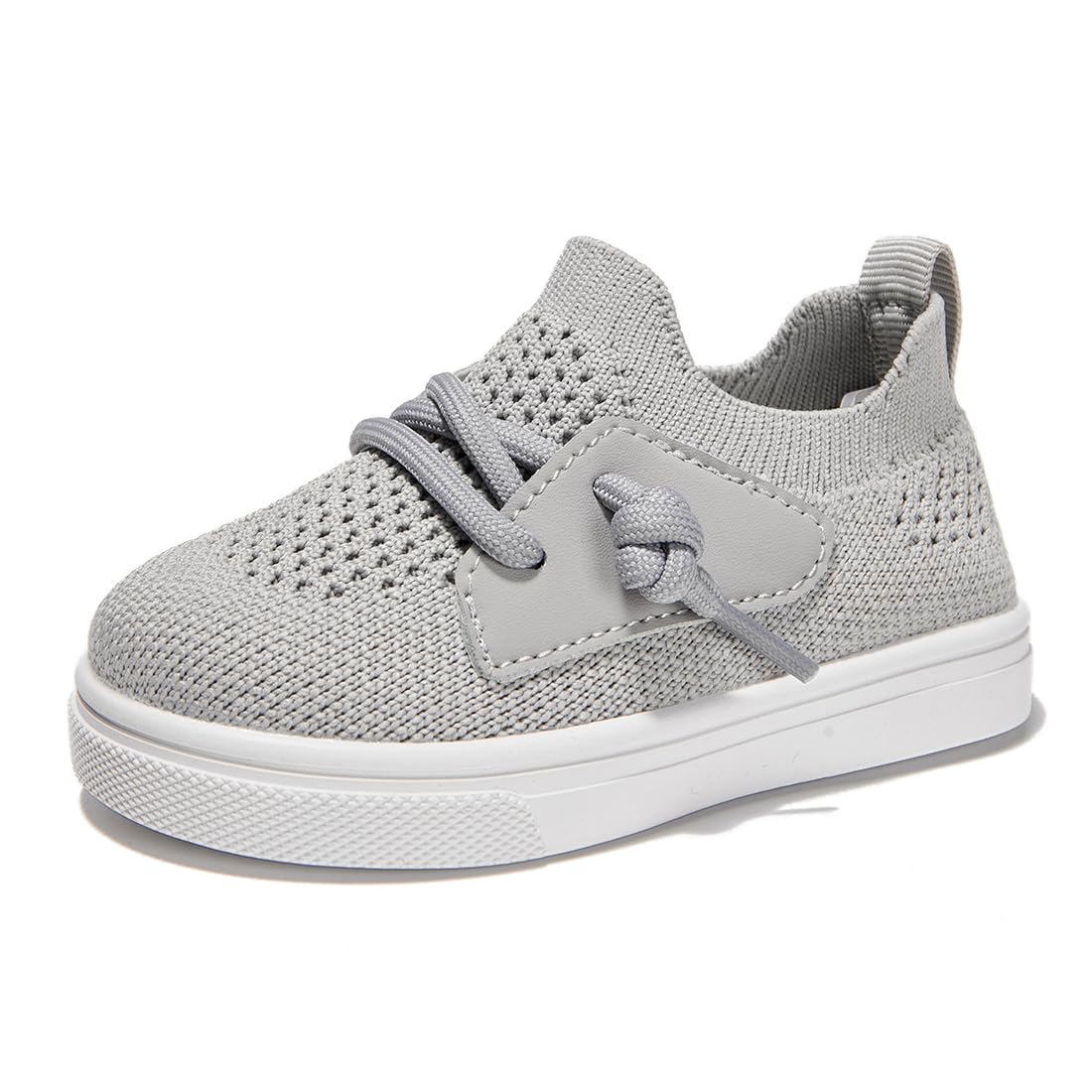 Newsonet Baby Shoes Boys Girls First Walker Sneakers Walking Non-Skid Lightweight Mesh Shoes Khaki Size 12-18 Months Toddler