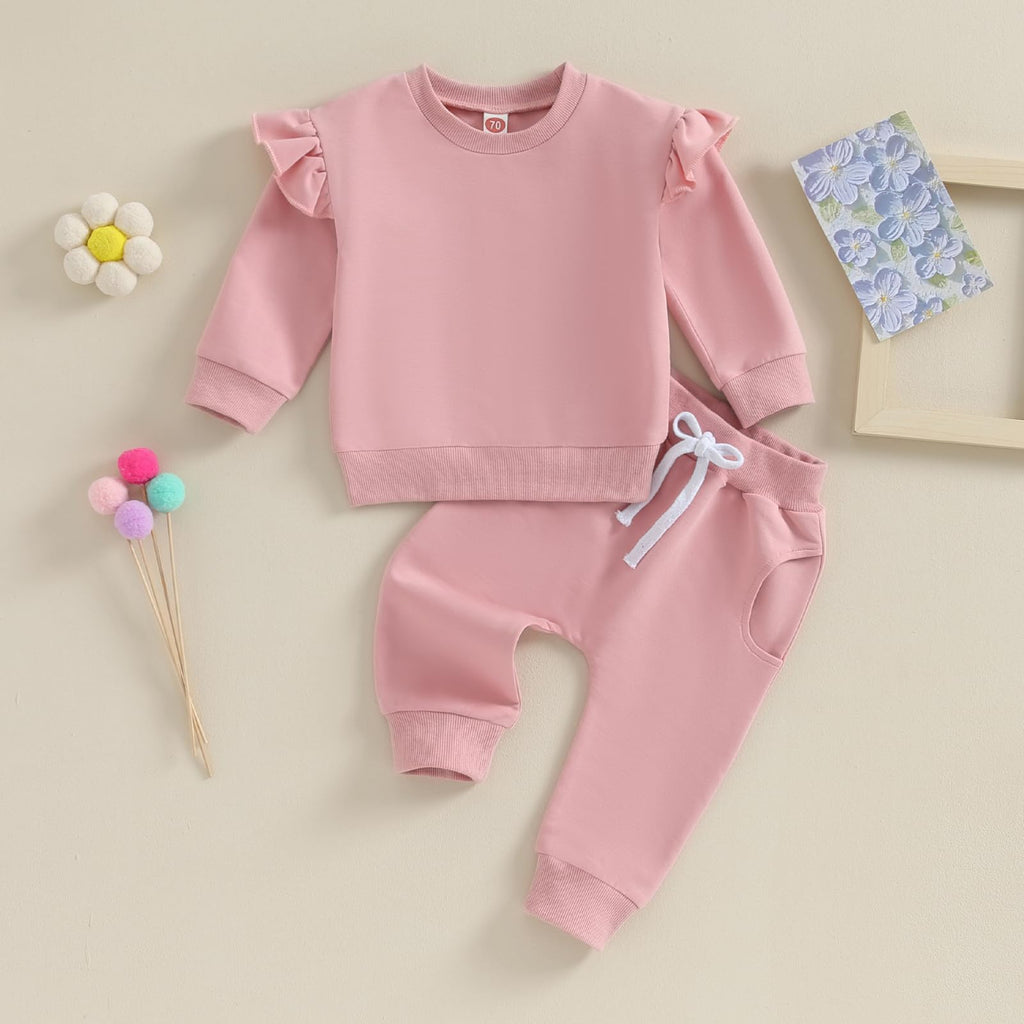 Toddler Baby Girl Clothes 6 12 18 24 Months Fall Outfits Sweatshirt Pants