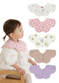 Konny Baby Bibs, 360 ° Rotate Super Absorbent Quick-Dry, 3/5/7-Pack, Teething Drooling Boys Girls Baby Essentials