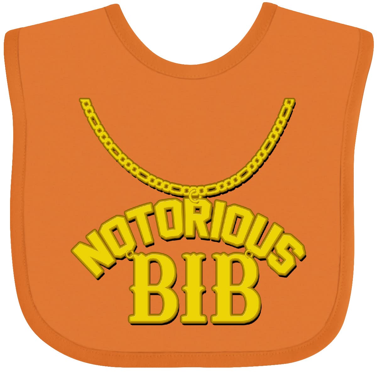inktastic Notorious Bib Baby Bib White and Black 1c5d1