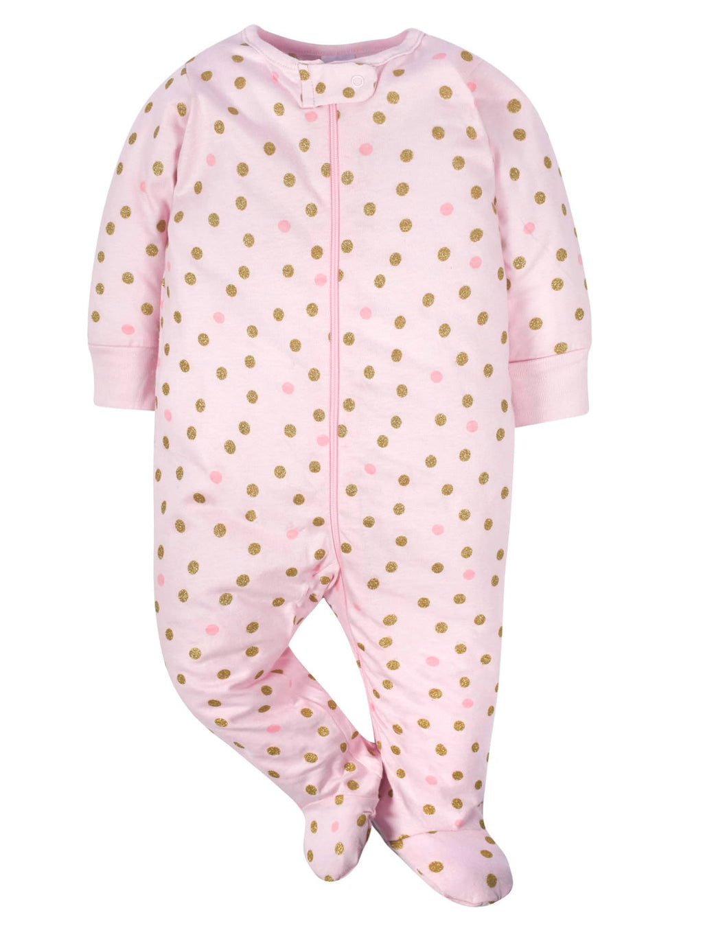 Gerber Baby Girls 4 Pack Sleep 'N Play Footie Castle 3-6 Months