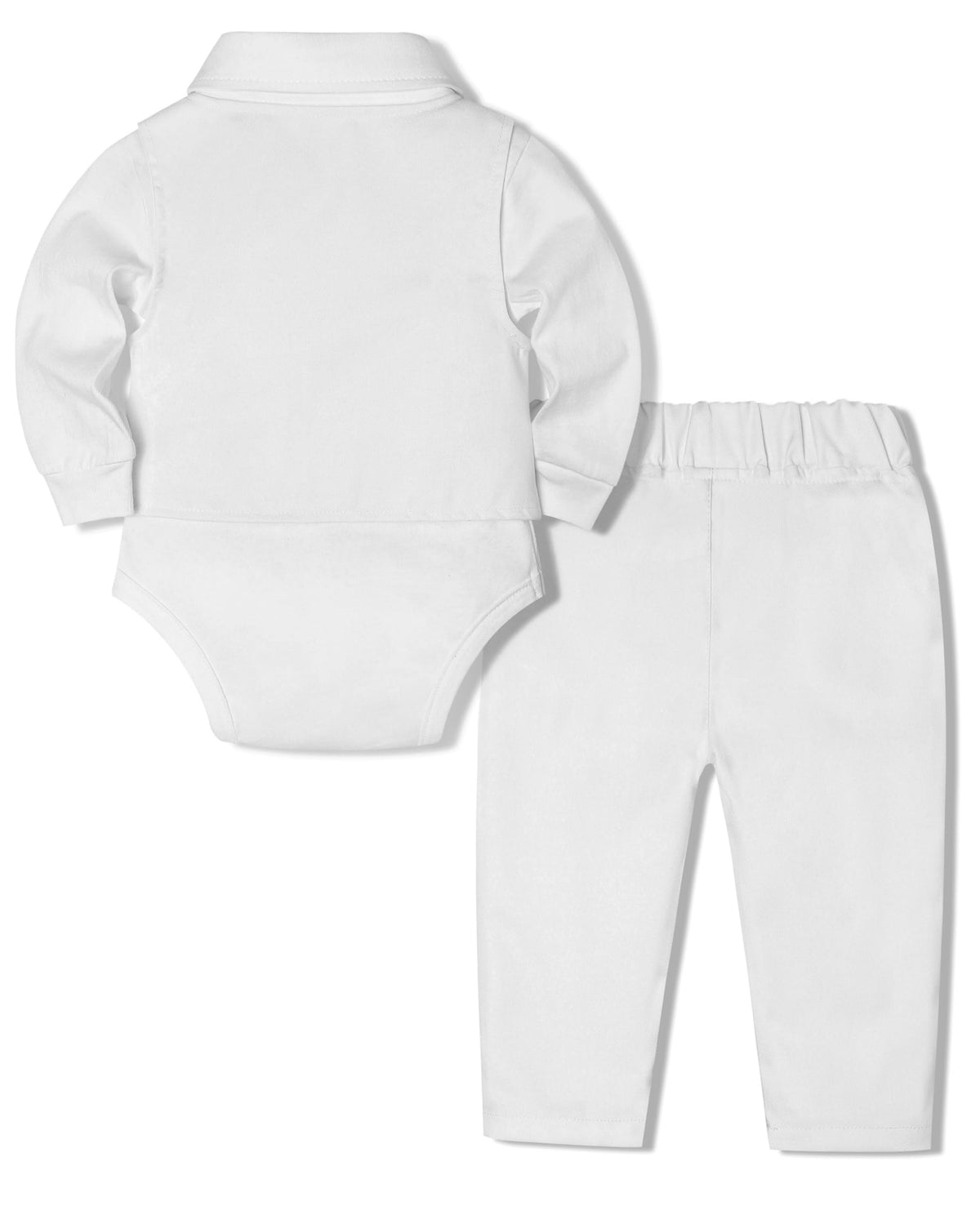 Juivesia Baby Boy Suit Set Infant Tuxedo Boys Formal Outfit Blue 0-3M