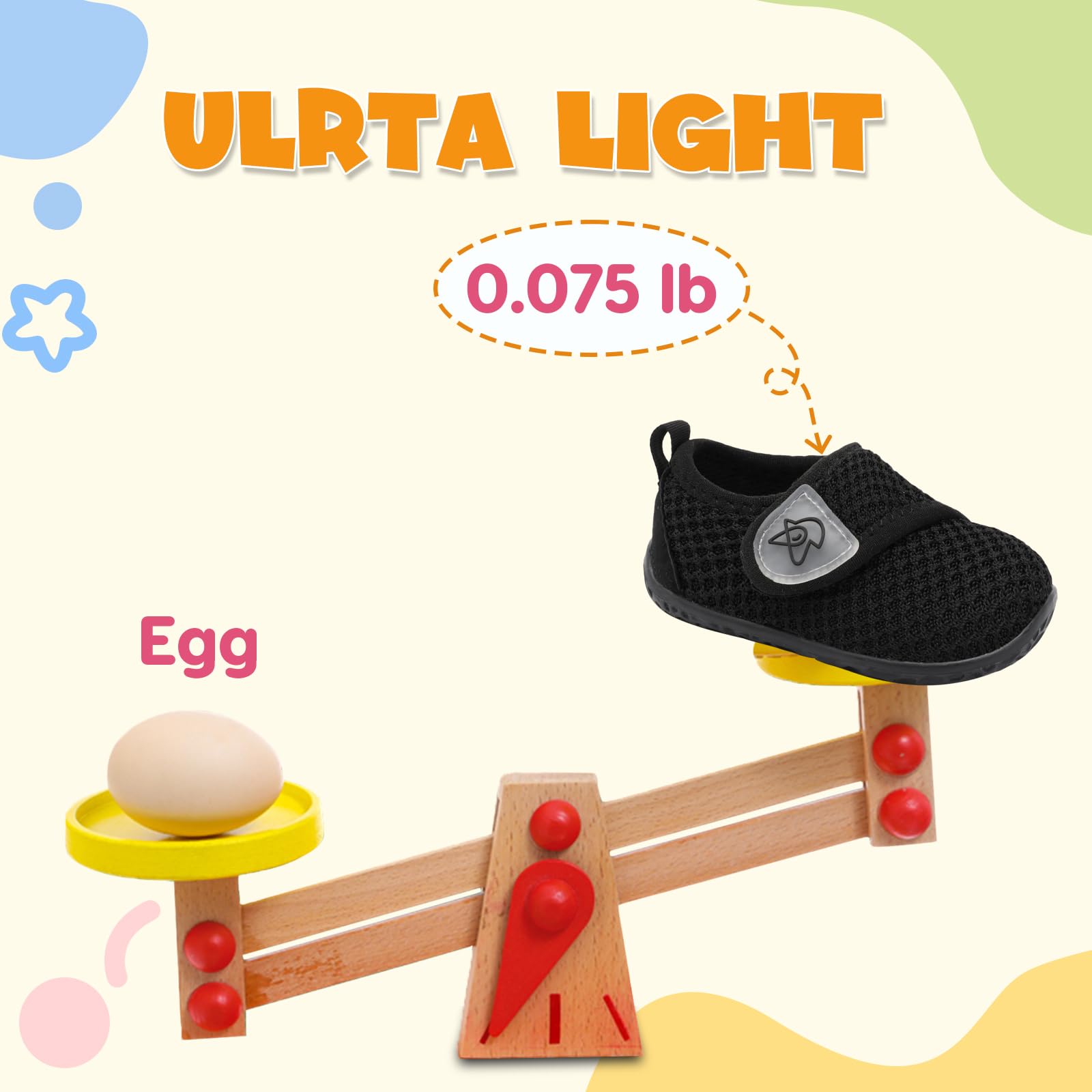 LeIsfIt Baby Shoes Boys Girls First Walking Shoes Non-Slip Infant Sneakers Lightweight Slip-on Crib Sneakers for First Walkers Black 2-2.5 Years