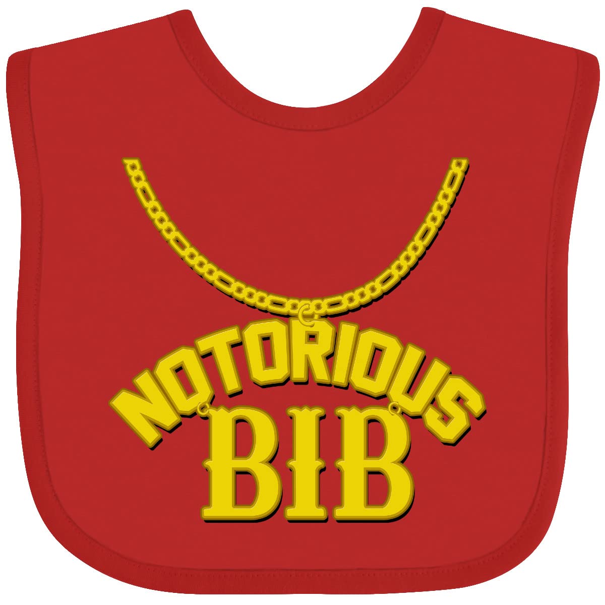 inktastic Notorious Bib Baby Bib White and Black 1c5d1