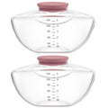 TOVVILD 2 Pack Breastmilk Pump Storage Bottles Compatible with Momcozy Upgraded M9, Breast Milk Container, Breastfeeding Essentials, Not Original Mom Cozy Parts