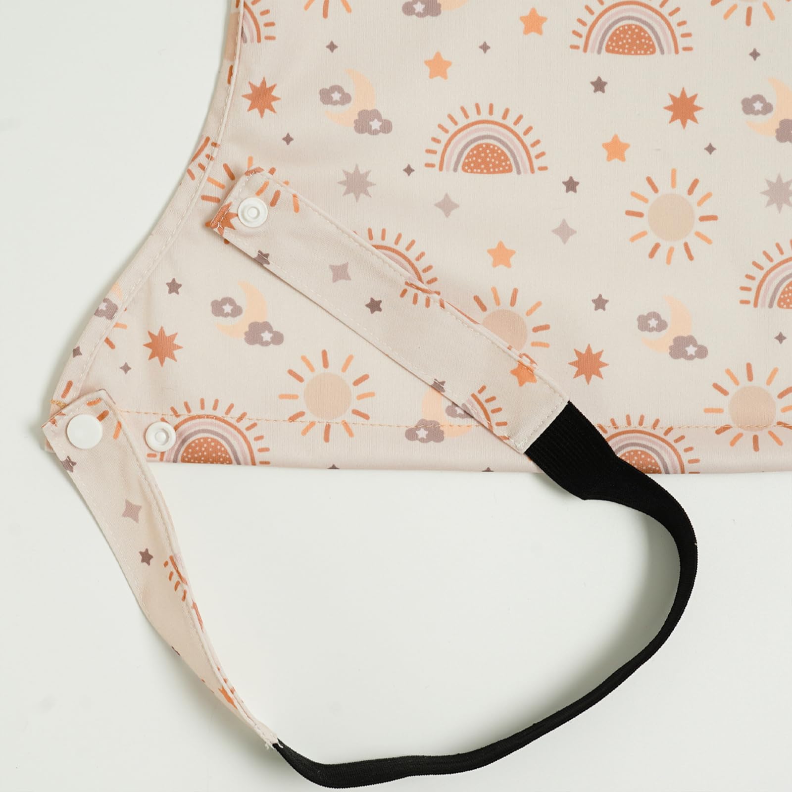 CoolaPeach 2Set Feeding Bibs Long Sleeve Baby Bib for Babies(Sun)