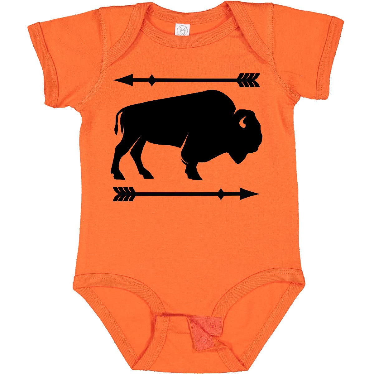inktastic Buffalo Baby Bodysuit 12 Months Baseball Heather and Navy 2ae82