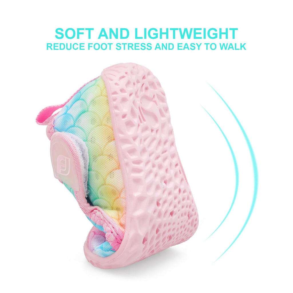 Water Shoes for Toddler Kids Boys Girls Aqua Socks Barefoot for Beach Sports Swim Blue Pink Scale 12-18 Months