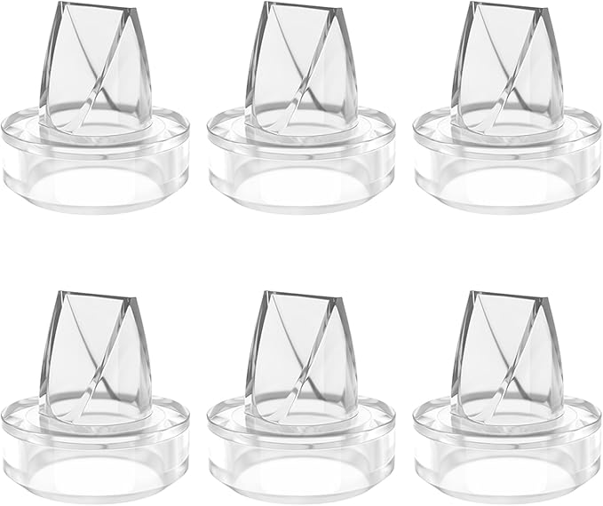 6 Pack Silicone Duckbill Valve Compatible with S9 / S12 / S9Pro / S12Pro Wearable Breast Pump, Electric Breast Pump Parts Accessories