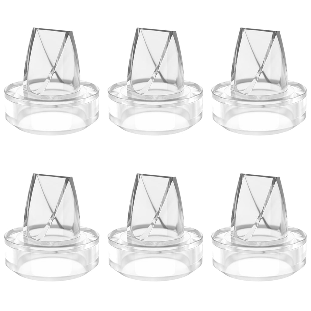 6 Pack Silicone Duckbill Valve Compatible with S9 / S12 / S9Pro / S12Pro Wearable Breast Pump, Electric Breast Pump Parts Accessories