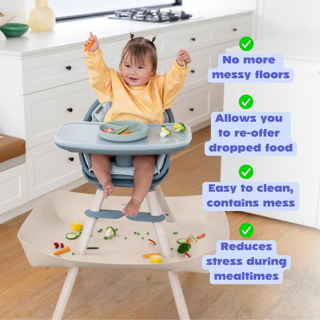 CATCHY - Food Catcher - Compatible with Maxi-COSI Moa 8-in-1 High Chair + 12 Other High Chairs - Highchair Sold Separately - Baby & Toddler Food & Mess Catcher - Under High Chair Accessory