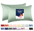 Deep Dream Toddler Pillowcases for 13x18 Pillow 2 Pack, 100% Cotton Travel Pillow Case Cover, 600 Thread Count Cotton Pillow Covers, Soft & Breathable Small Pillow Cases Envelope Closure, Baby Blue