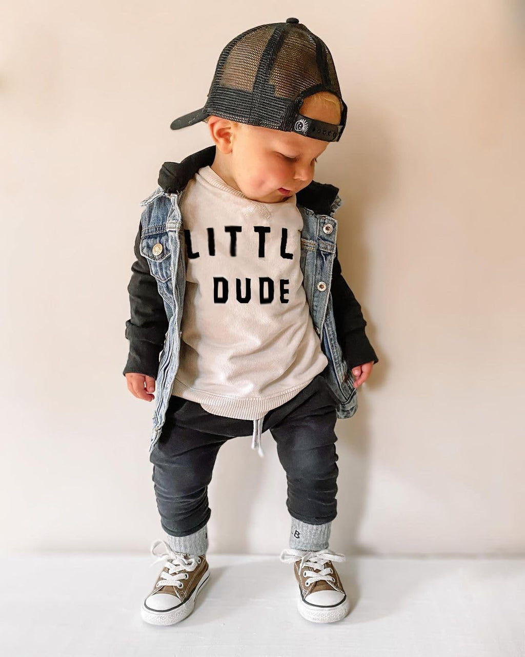 MA&BABY Toddler Baby Boy Clothes Solid Color Sweatshirt Jogger Pants Set
