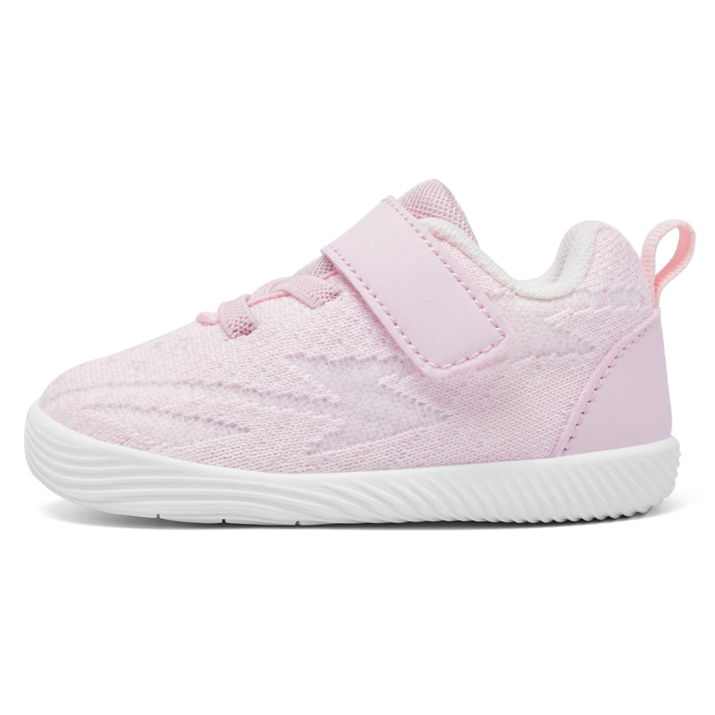 MORENDL Toddler Sneakers Baby Boys & Girls Barefoot Shoes Lightweight Breathable Walking Running Tennis Athletic Sport Shoes Pink 18-24Months