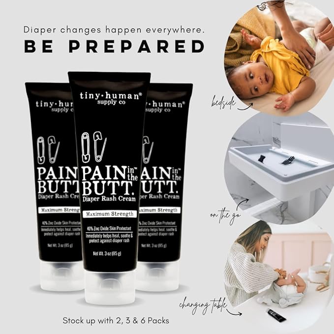 Nipple Crack & Pain in the Butt MAX Diaper Rash Cream