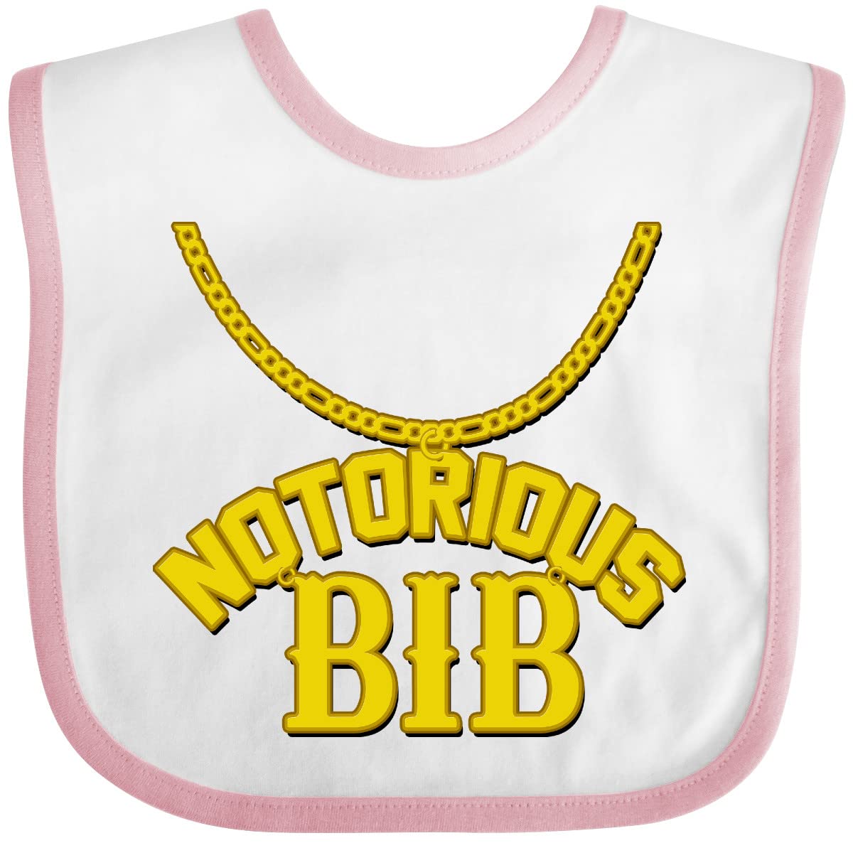 inktastic Notorious Bib Baby Bib White and Black 1c5d1