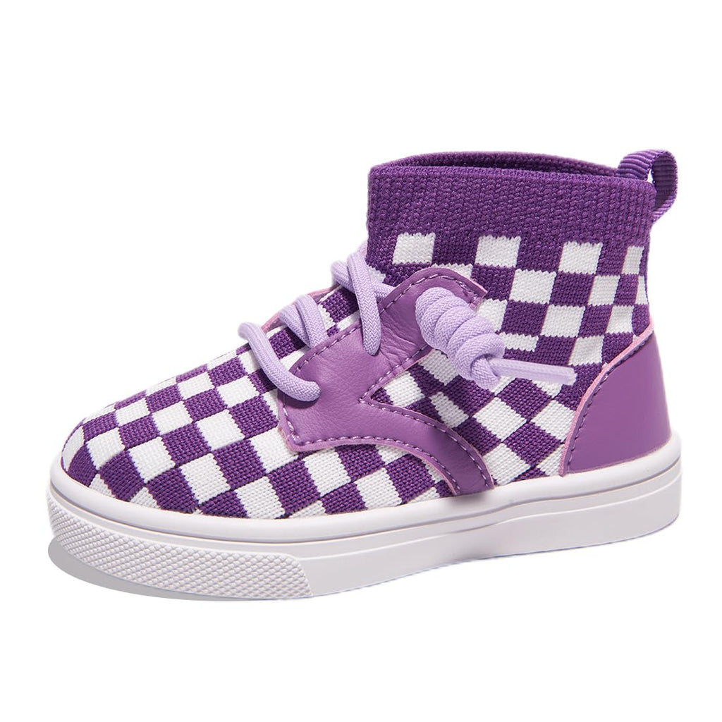 Newsonet Baby Walking Shoes First Infant Sneakers Purple Size 6-12 Months