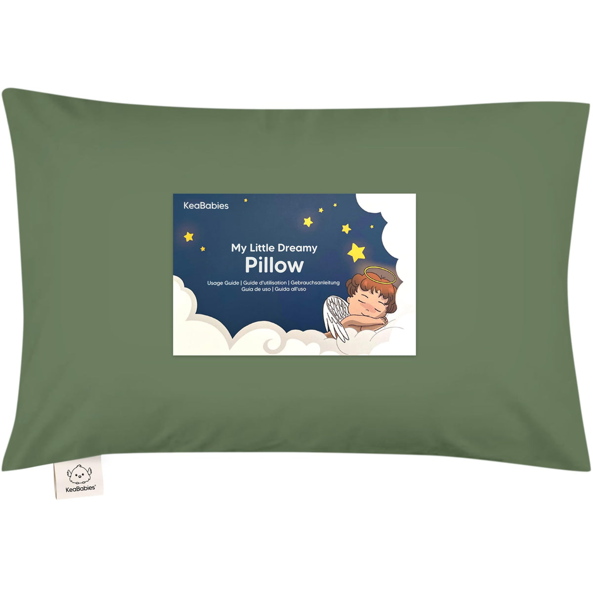 Toddler Pillow with Pillowcase, 13x18 My Little Dreamy Pillow (Dino Patrol)