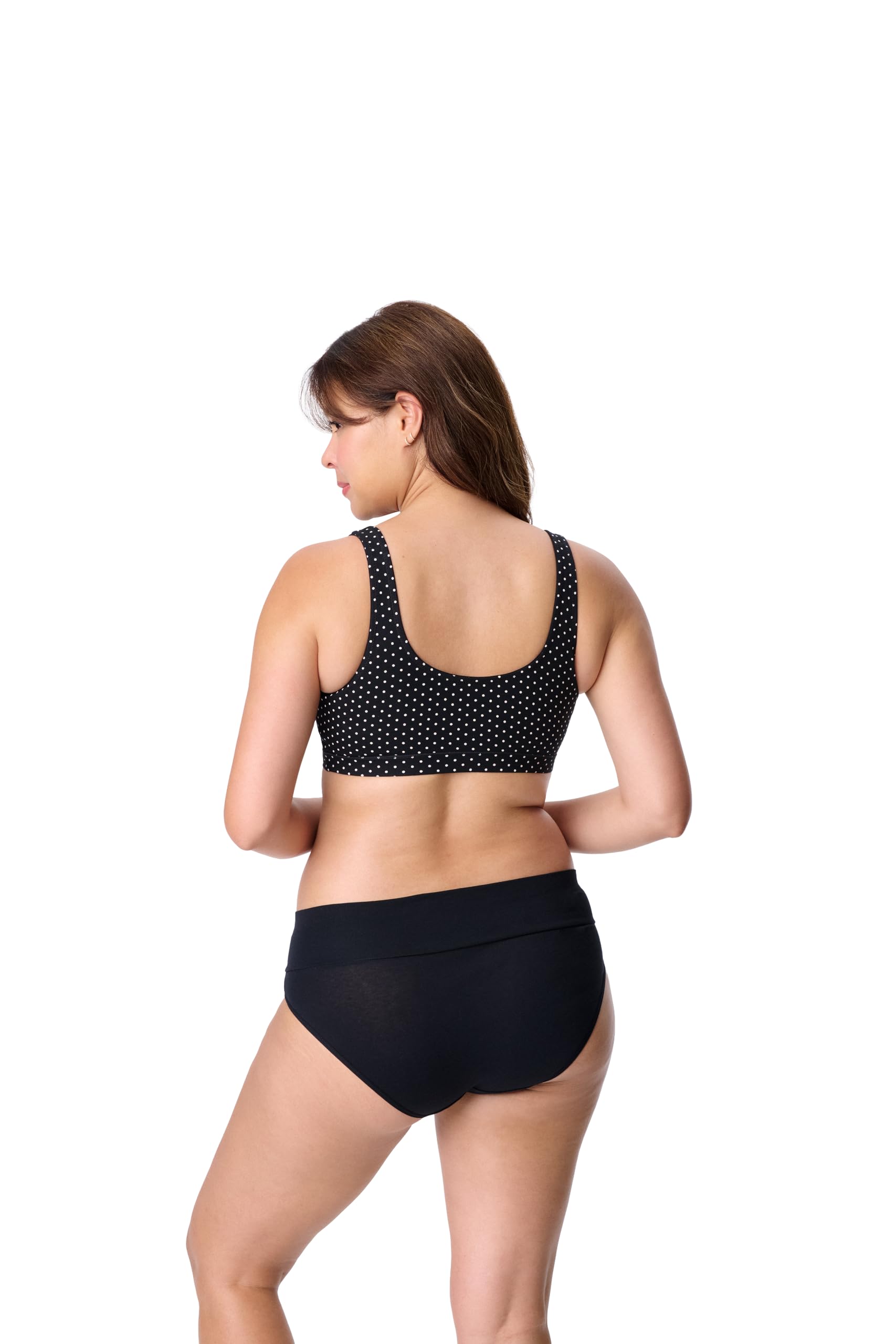 Motherhood Maternity Women’s 2-Pack Wrap Front Nursing Bras, Mini Dot/Heather Grey, XL