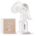 NCVI Manual Breast Pump, Silicone Soft 20mm Flange for Small Nipples, White