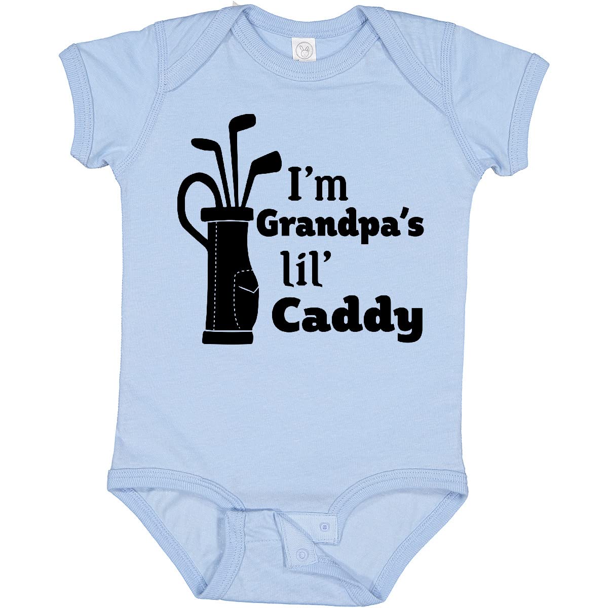 inktastic I'm Grandpa's Lil' Caddy- Golf for Kids Baby Bodysuit 18 Months 0080 Pink 2c4dc