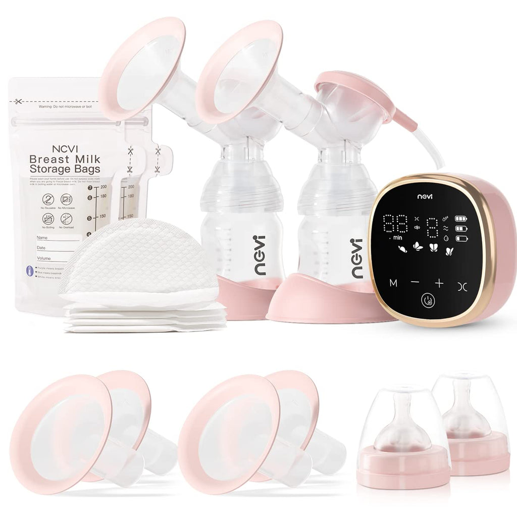 NCVI Electric Breast Pump 8782, Portable Hospital-Grade Double Pump
