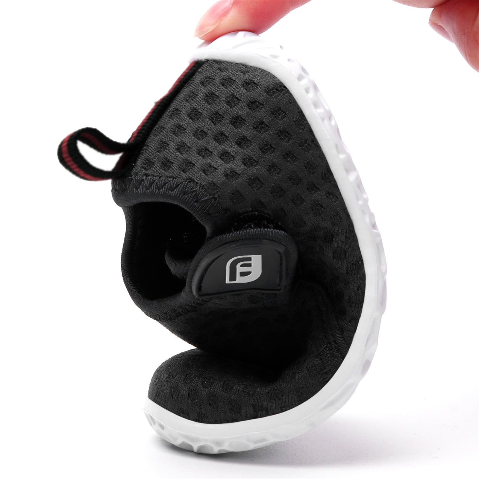 Kids Water Shoes Quick Dry Non-Slip Toddler Water Sports Sneakers for Baby Black 2.5-3 Years Toddler