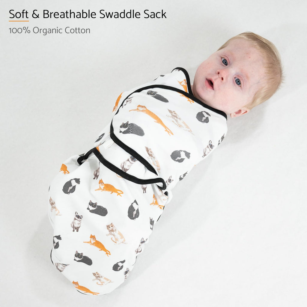 LollyBanks Newborn Swaddle,100% Organic Cotton Baby Swaddle for Newborn