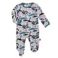 Magnetic Me Girls Modal Magnetic Baby Footie Pajamas | Silky Soft Modal Fabric | Soluna | 12-18 Months