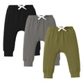 DREAM BUS Pack of 3 Toddler Jogger Pants with Pocket Toddler Boy Sweatpants Baby Boy Pants Infant Newborn Leggings