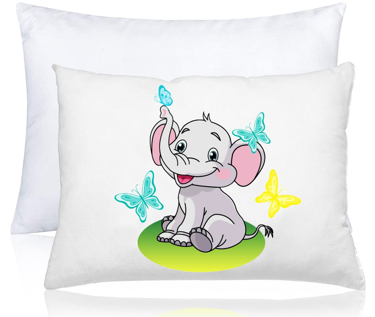 kinder Fluff Toddler Pillow 2X (No Pillowcase Needed) Kids Pillow, XS
