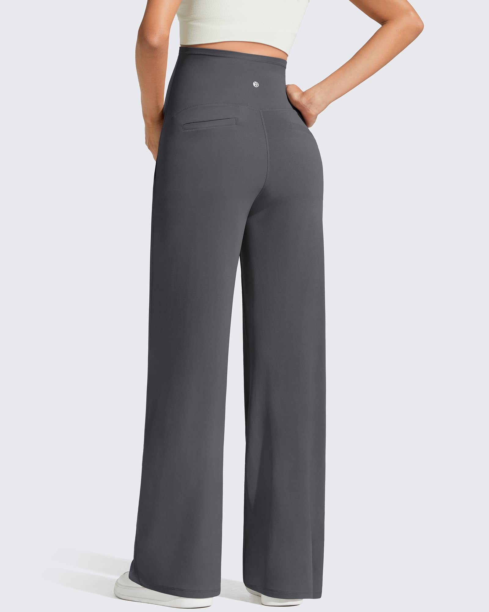 G4Free Maternity Dress Pants Pregnancy Activewear,Dark Gray,XL,Petite