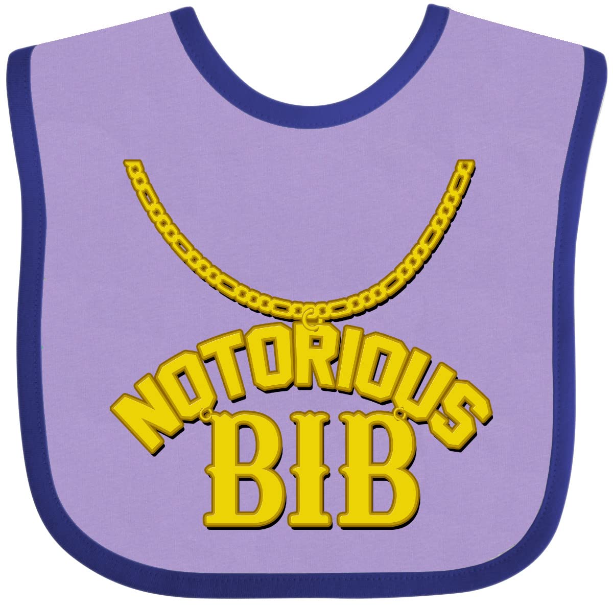 inktastic Notorious Bib Baby Bib White and Black 1c5d1