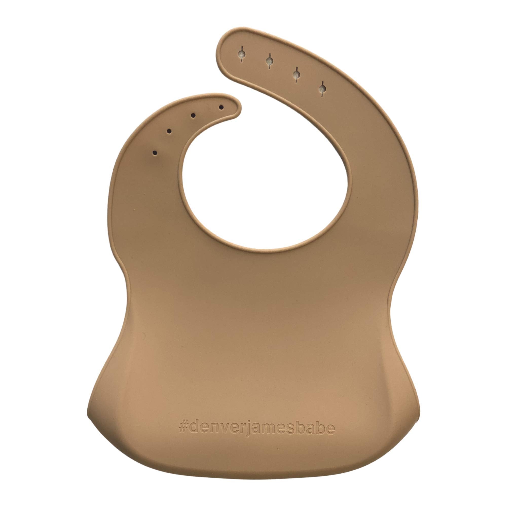 Denver James Silicone Feeding Bibs | Dishwasher Safe. Waterproof. Adjustable.