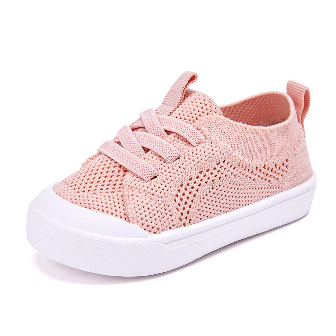 BMCiTYBM Toddler Walking Shoes Baby Boy Girl Barefoot Sneakers White Size 7