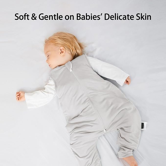 Rayon Made from Bamboo Toddler Sleep Sack with Feet 24-36 Months 1.0 Tog Ultra Soft Toddler Sleeping Sack 2t-3t Sleep Bag Walker Quilted Wearable Blanket with Legs 2-Way Zipper Lightweight