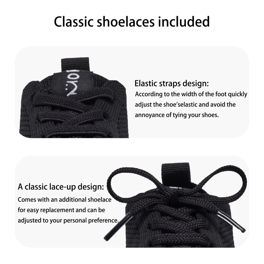 MORENDL Toddler Sneakers Baby Non-Slip Lightweight Breathable Barefoot Shoes Infant Tennis Walking Shoes Black Mesh 9-12 Months