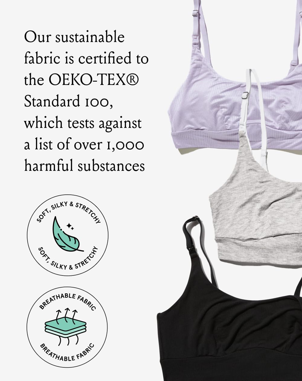 Bodily Everything Wireless Nursing & Maternity Bra with Clip Down Access, S