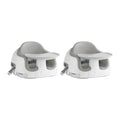 Bumbo 2 Pack 3-in-1 Multi-Seat for 6 to 36 Months, Travel Baby Feeding and Play Floor Seat, All-in-One Portable Booster with Tray & Toddler High Chair, Monsoon