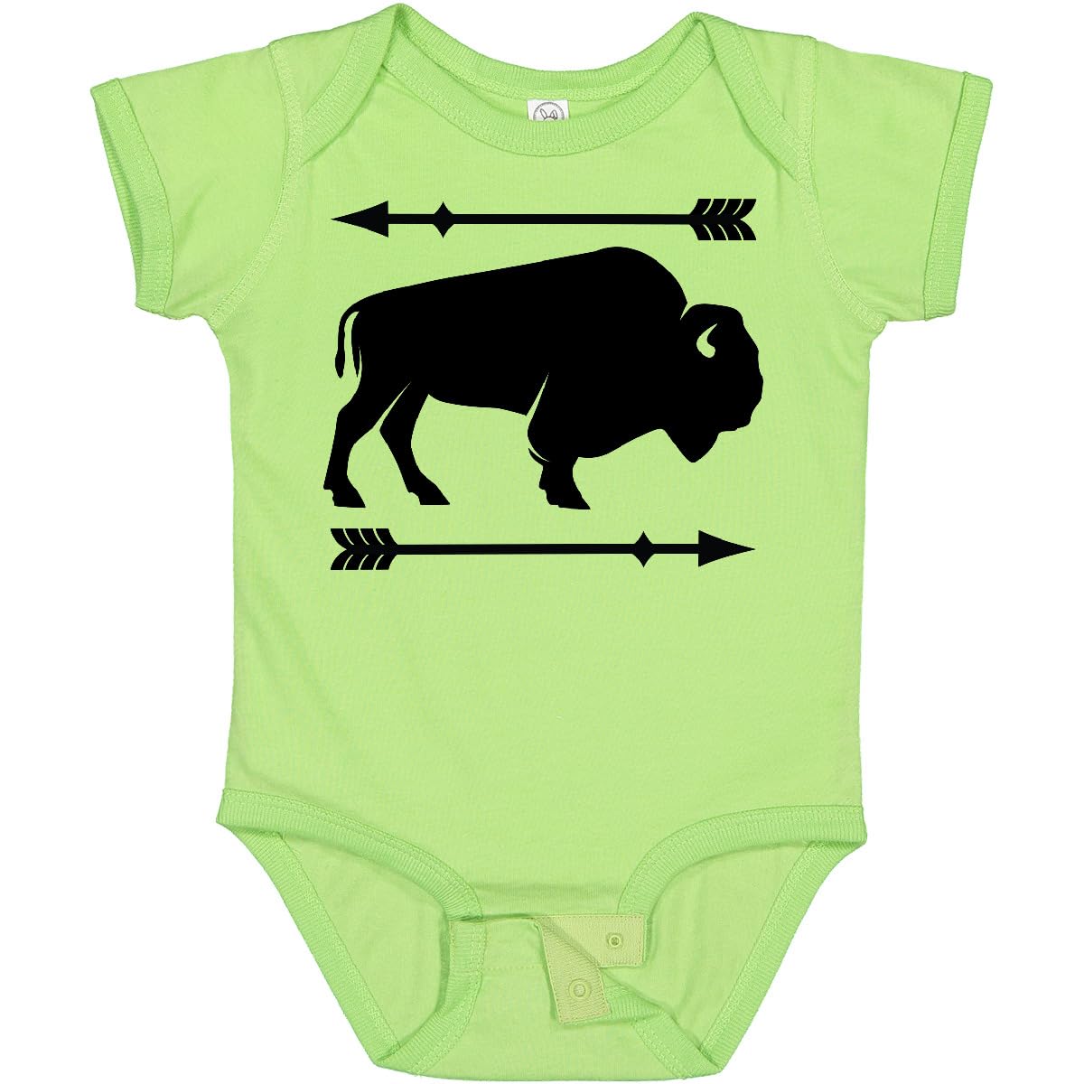 inktastic Buffalo Baby Bodysuit 12 Months Baseball Heather and Navy 2ae82