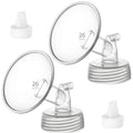 Belmikal 26mm Flange&Duckbill Valve Compatible with Spectra S2 S1 9 Plus Ameda MYA Motif Luna Breastpumps Replacement Pump Parts Flange. Compatible with Spectra Parts/Accessories