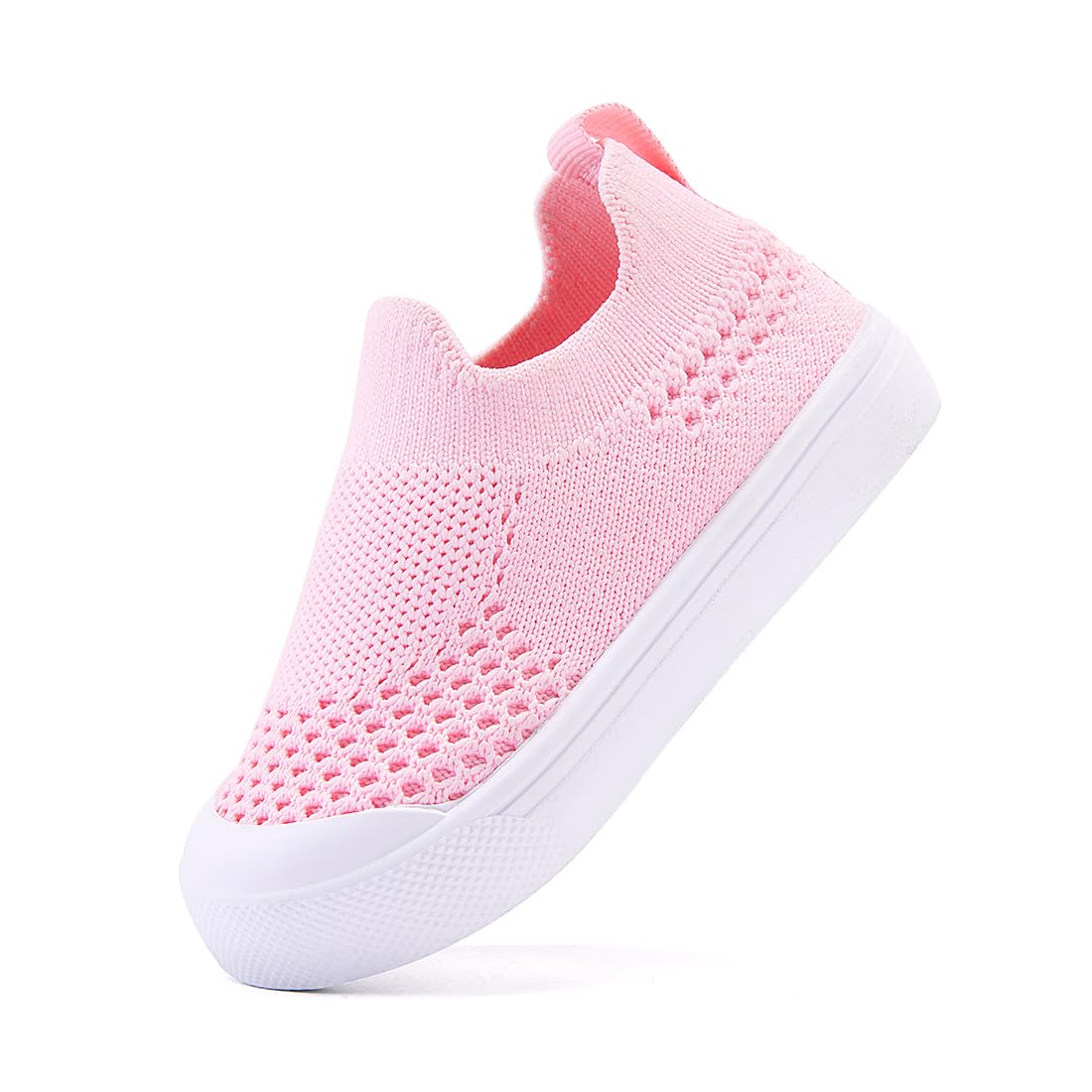 BMCiTYBM Toddler Walking Shoes Baby Boy Girl Barefoot Sneakers Pink Size 8